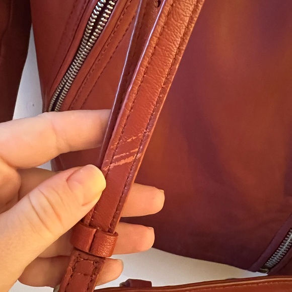 Mango genuine leather biker jacket - Picture 12 of 13